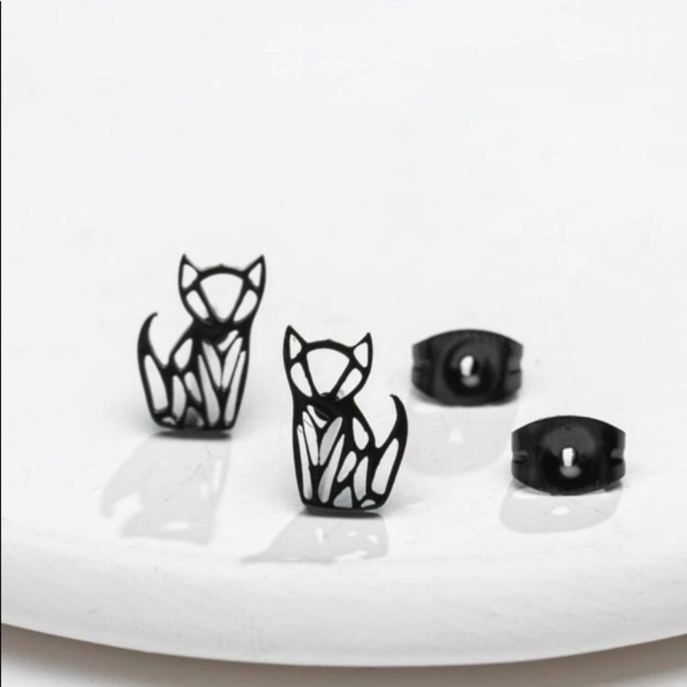 Black Kitty 🐈‍⬛ Earrings